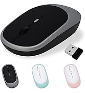 Dolrso Wireless Mouse for Laptop/iPad/MacBook Pro/Air, Bluetooth Mouse,Silent Mouse Portable Slim...