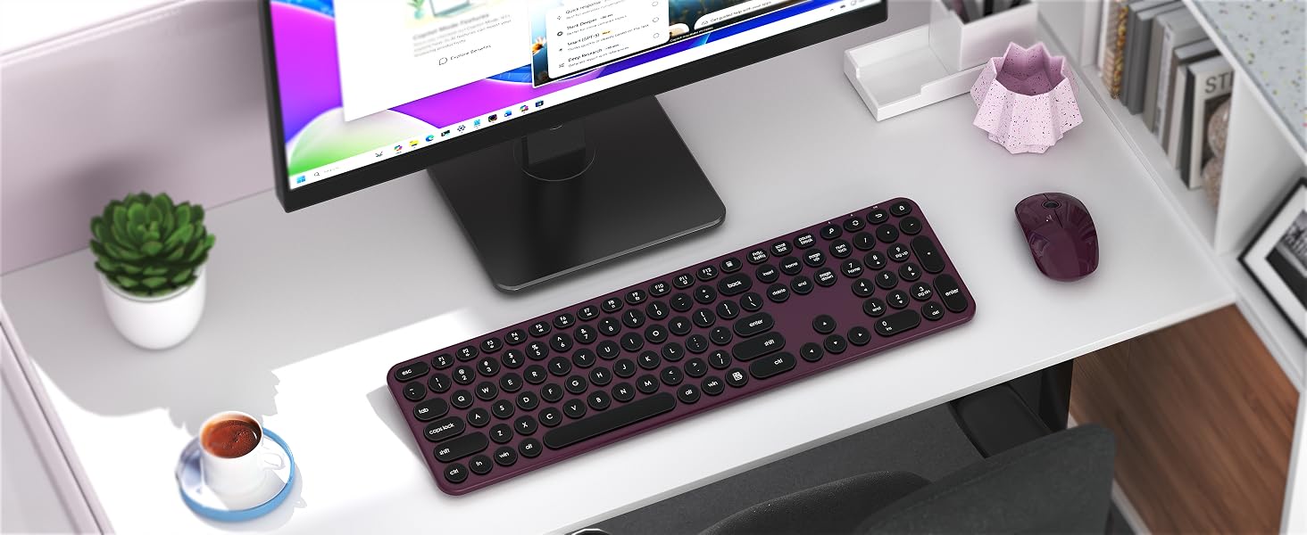 Wireless Keyboard and Mouse Combo