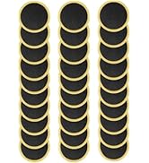 30Pcs Bicycle Tire Repair Patches, Self-Adhesive Glueless, for Road and Mountain Bikes, Black