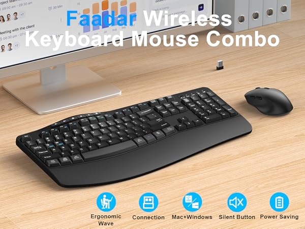wireless keyboard and mouse