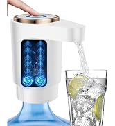 Cozycharm Water Jug Pump for 5 Gallon Bottle – Portable Electric USB-C Charging Dispenser, Dual P...