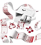 Memoking T02 Sticker Paper Red on White Compatible with T02/M02/Q02E/T02 Pro/D20/D21 Print Pods M...