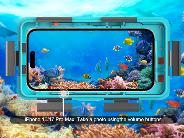 high-performance underwater phone case