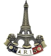 3D Metal Fridge Magnet Eiffel Tower Paris France Souvenir Gift Decor Refrigerator Magnets, Refrig...