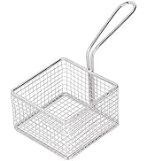 BOENLU Food Fryer Basket Stainless Steel French Fries Filter Net Colander Strainer Kitchen Utensi...