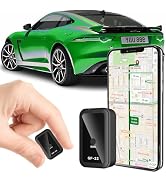 Mini GPS Tracker for Vehicles,Car GPS Tracker Portable Real Time Magnetic GPS Tracking Device,Ful...