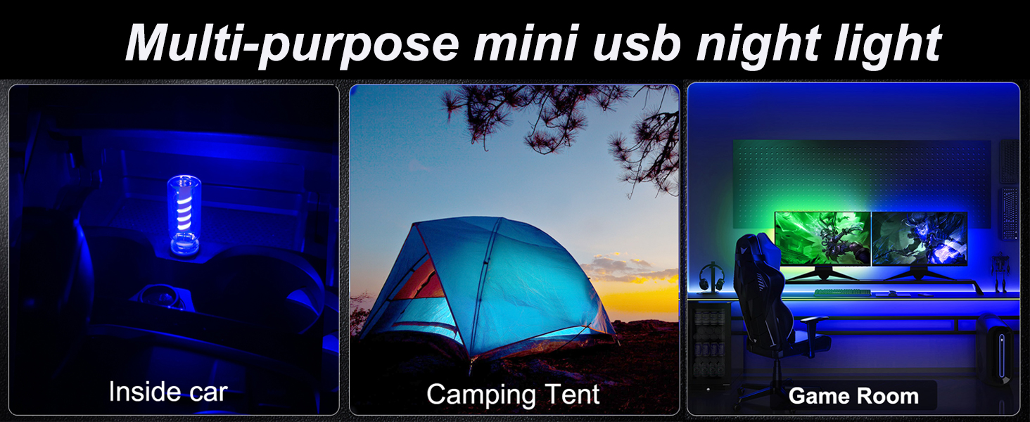 car night light usb plug