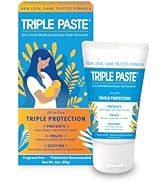 Triple Paste Diaper Rash Cream, Hypoallergenic Medicated Ointment for Babies, 2 Ounce (Packaging ...