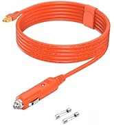 XT60 Connector Car Charger Extension Cable, 14AWG 2M/6.6Ft DC Car Charging Power Cord, Compatible...