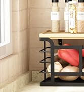 Sevenblue 2 Pack Stackable Trash Bag Holder with Bamboo Top, 2025 Pro Wall Mount Laundry Room Org...