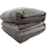 Tefici Heated Blanket Queen Size with Dual Control,Soft Flannel Electric Blanket Queen,Fast Heati...