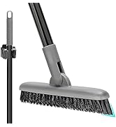 Grout Brush with Long Handle, Tile Cleaner Tool for Shower, Bathroom Floors Scrubber for Grout Cl...