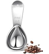 Ugotit Coffee Scoop for Ground Coffee, 2 Tablespoon 304 Stainless Steel Coffee Measuring Scoop He...