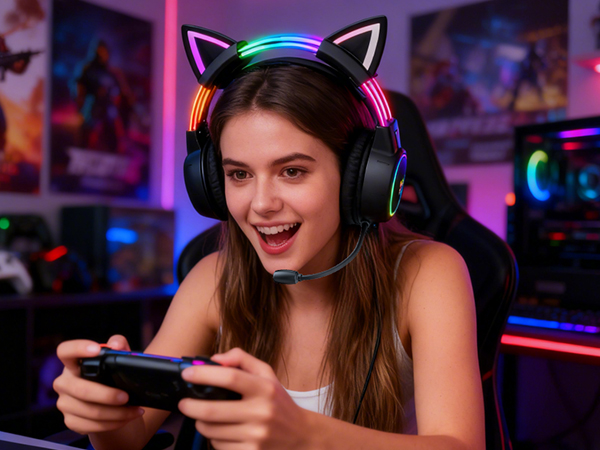 Gaming Headset for ps4 ps5 switch