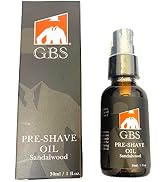 G.B.S Pre-Shave Oil - Shaving Oil for Men, Protects Against Irritation and Razor Burn, for Sensit...