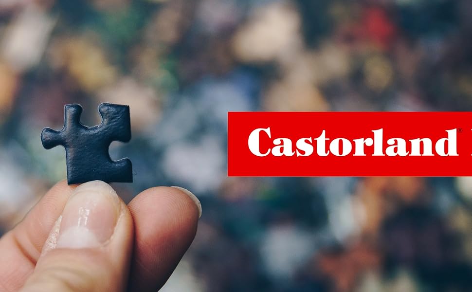 Castorland logo with puzzle piece