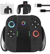 RHOTALL Controller Charging Grip for Nintendo Switch 2 joycons, Comfort Grip with Charging Indica...