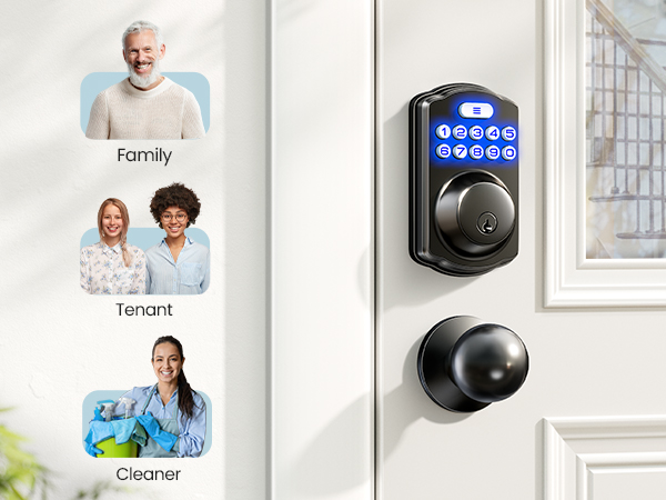 keyless entry door lock