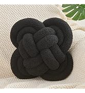 Xiashrk Knot Pillow Ball, Decorative Throw Pillows with Soft Lamb Fleece Fabric for Bed Living Ro...