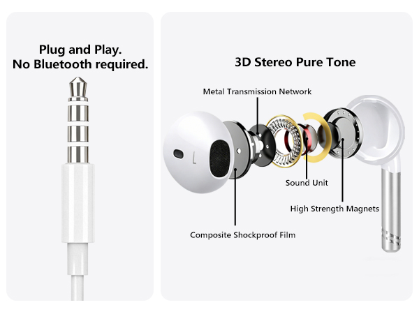 wired headphones