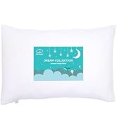 LittleHippo Toddler Pillow (13x18) with Viscose Derived from Bamboo Pillowcase - Hypoallergenic T...