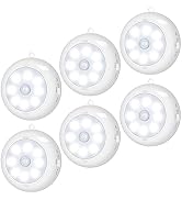 BLS Motion Sensor Light Indoor, Wireless LED Night Light, Under Cabinet Lighting, Battery Powered...