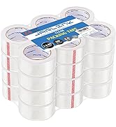 JARLINK Clear Packing Tape (24 Rolls), Heavy Duty Packaging Tape for Shipping Packaging Moving Se...