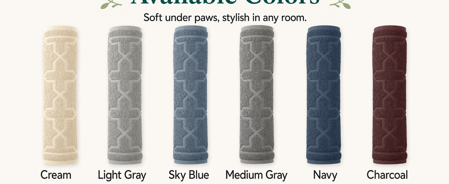 Yimobra Multi-Color Optional Cat Litter Mat