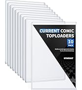 HYARUAT Comic Book Top Loaders for Current, Toploader Hard Sleeves Holder for Comic Books Storage...