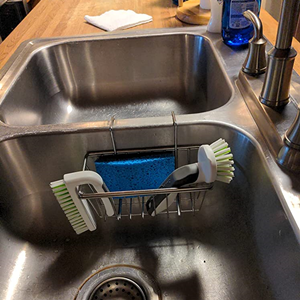 over sink sponge holder