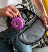 Arsenal 5187 Half Face Respirator Bag - Zipper Closure, Clamshell Design, Belt Loop