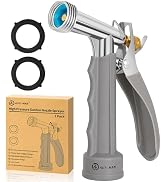 AUTOMAN Full Size Garden Hose Nozzle, High Pressure Pistol Grip Water Nozzle Sprayer with Threade...