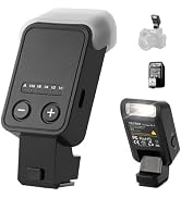 VILTROX Vintage Z2 Foldable Mini Speedlite,TTL Camera Flash for Sony Camera | 52g Lightweight Spe...