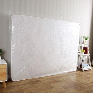 4 Mil Thick Mattress Bag for Moving, Storage and Disposal, Heavy Duty Mattress Cover