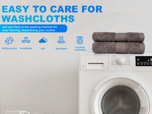 2-Pack Cotton Wash Cloths