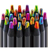 Kird Barken Easter Basket Stuffers for Teens, Art Supplies, 24 Rainbow Colored Pencils, Teen Girl...