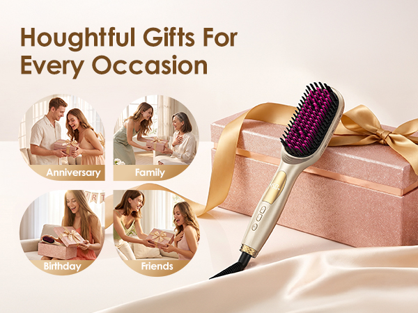 hair brush straightener