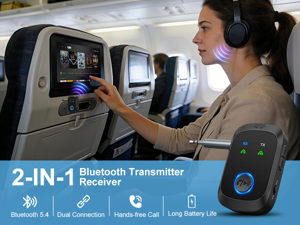 Bluetooth 5.4 Transmitter Receiver