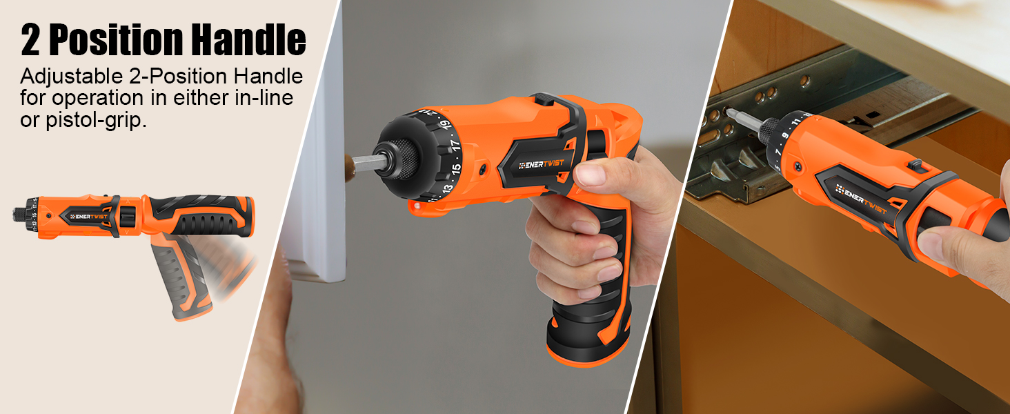 8V Cordless Electric Screwdriver Set with 1Hr Fast Rechargeable