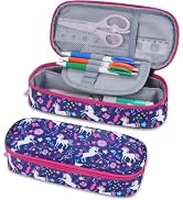 RHCPFOVR Kids Pencil Case for Girls-Soft Zipper Large Capacity Pencil Pouch for Girls Pencil Case...