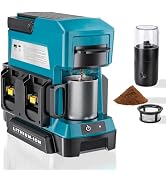 Taingwei Cordless Coffee Maker for Makita 18V Battery, Portable Drip Coffee Maker with Electric C...