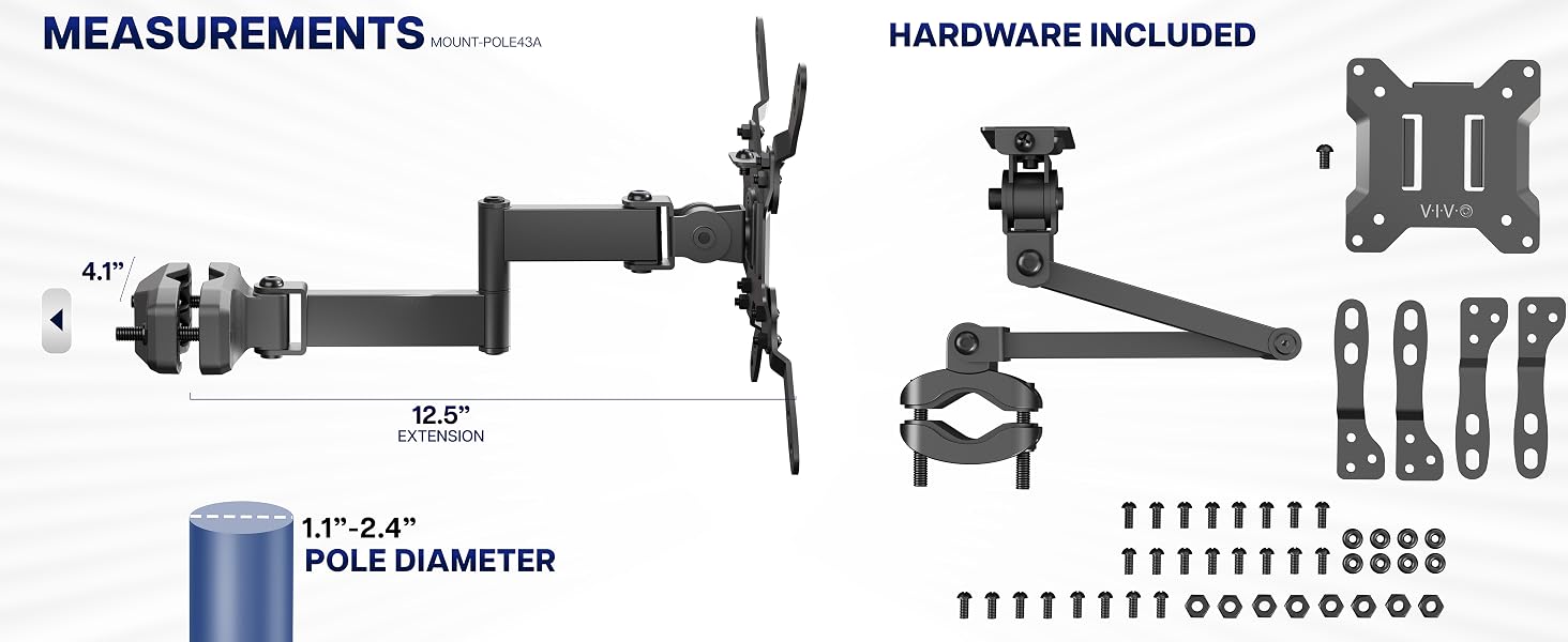 Universal Bracket Pole Mount