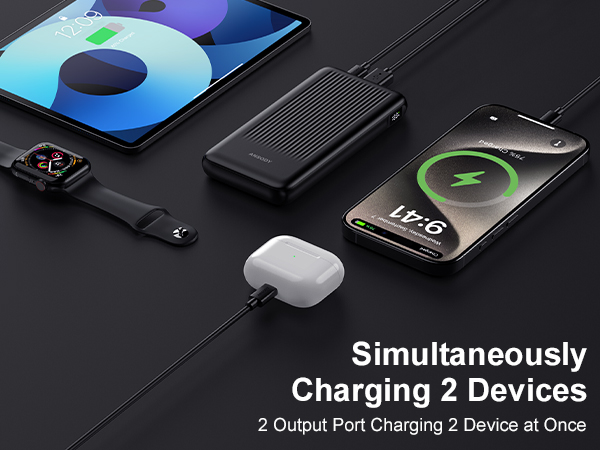 2-Pack 10000mAh Power Bank