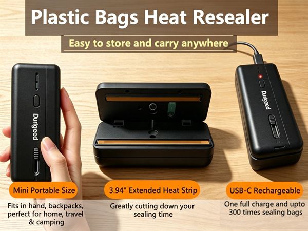 mini bag sealer bag sealer with cutter and magnet chip bag sealer magnetic sealer magnetic fridge