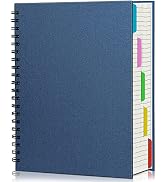 EUSOAR 5 Subject Notebook with Tabs, 1pcs B5 7.3