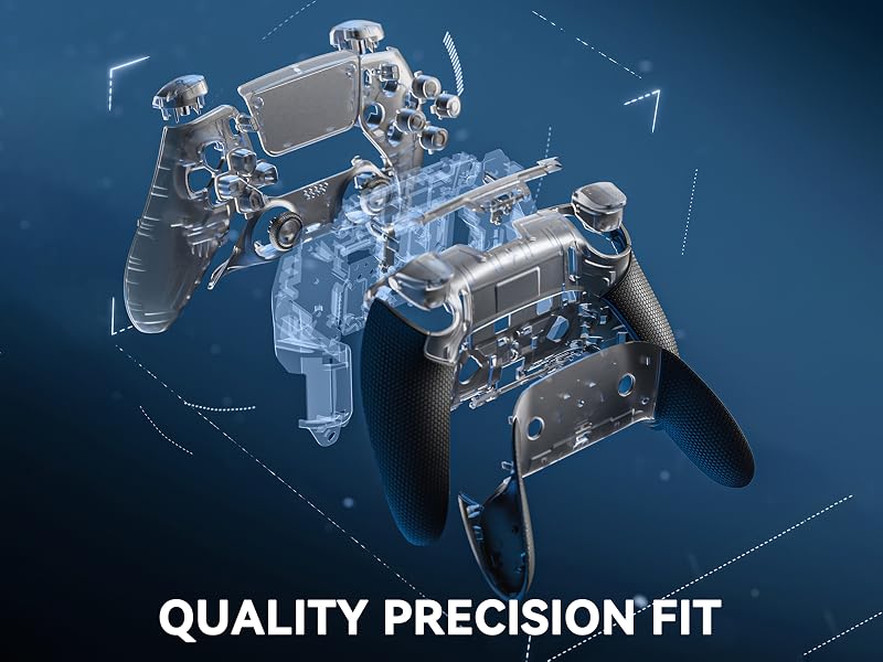eXtremeRate Beyond-ARC Full Set Shell Buttons Compatible with p s 5 Edge Controller