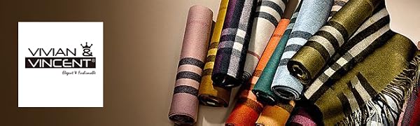 VIVIAN & VINCENT Elegant Scarves