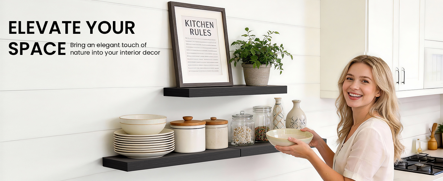 floating shelves