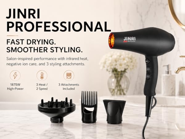 JINRI Infrared Hair Dryer
