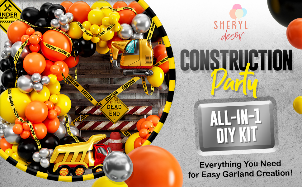construction balloon arch